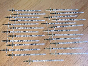 25 Vintage JAMES DOUGLAS SCOTCH Stir Swizzle Sticks - SWORD - Picture 1 of 4