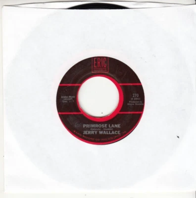 JERRY WALLACE - PRIMROSE LANE/SHUTTERS AND BOARDS - REISSUE 45 - GREAT SHAPE - Image 1 of 2