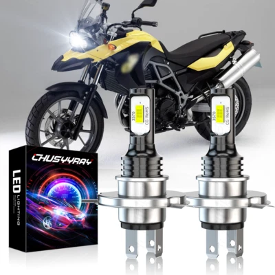 Faros LED de haz alto/bajo para BMW F 650 GS 2000-2007 H4 para motocicleta Foto 1 de 4