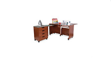 Laverne and Shirley Sewing Cabinet in Teak by Arrow