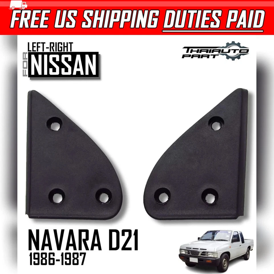 Cubierta base espejo retrovisor Sideview LR negra para Nissan Navara carrocería rígida D21 1986-1997 Foto 1 de 4