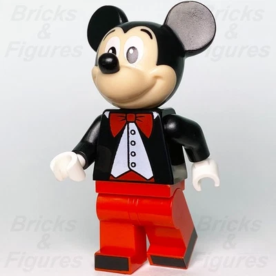 LEGO® Disney Mickey Mouse Minifigure with Tuxedo Jacket Red Bow Tie 40478 dis057 - Image 1 of 3