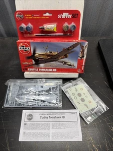 Airfix 1:72 Curtiss P-40 Tomahawk Military Aircraft Set Open Box New - Picture 1 of 6