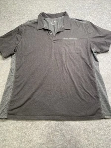 Eddie Bauer FreeDry Golf Polo Shirt Mens 2XL Gray Short Sleeve - Picture 1 of 4
