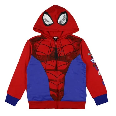 Chaqueta Marvel Spider-Man Niños Superhéroe Polar Cremallera Sudadera con Capucha Foto 1 de 4