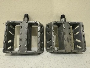 Vintage Old Mid School UF-2 Peregrine 1/2" BMX Pedals- Power Pedal - Picture 1 of 11