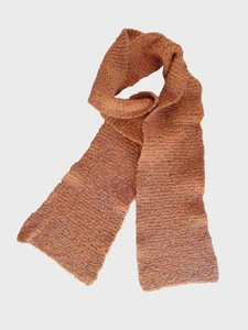 Schal Strick Boucle reine Wolle 165 cm Damen Ornage - Bild 1 von 3