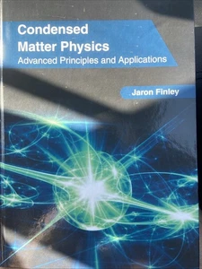 Condensed Matter Physics Jaron Finley Book - Imagen 1 de 3