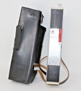Vintage Sony CB-107W Transceiver Made in Tokyo Japan mit Lederetui ungetestet 