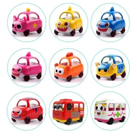 Pinkfong Babyshark * Mini Diecast Metal Toy Car Kamicar Korean Toy 10 Types Cover