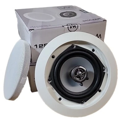 VM Audio 125W Shaker Series 2-way In-ceiling Speaker VM-CS525-S - Image 1 of 4