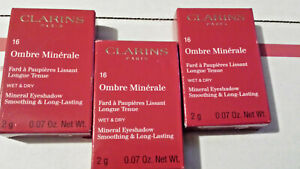 3x CLARINS Ombre Minerale Long Lasting Mineral EYESHADOW ~ #16 VIOLET