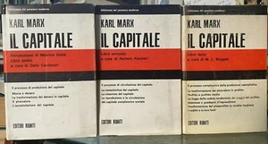 (Politica) Karl Marx - IL CAPITALE - 3 VOLUMI - Editori Riuniti 1968/1970 - Imagen 1 de 1