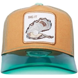 Goorin Animal Trucker Baseball Snapback Hat Can You Dig It Sea Shell Coral Pearl - Picture 1 of 6