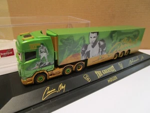 HERPA ---- TALLA en PC -- Velocidad MÜLLER, CH -- Muhammad Ali -- SCANIA - Imagen 1 de 5