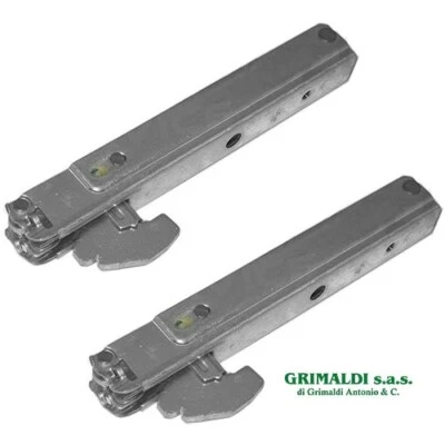 COPPIA CERNIERE PER SPORTELLO PORTA PESANTE FORNO ELBA DE LONGHI TERIM