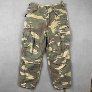 Abercrombie & Fitch Cargo Hose Herren 32 Camouflage Military Fatigues Vintage Typ A-1 - Bild 1 von 15