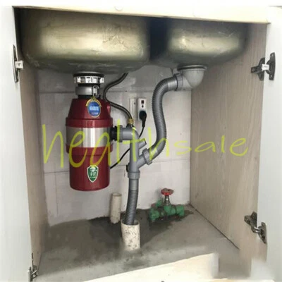 1400ML Kitchen Food Waste Processor Disposer Garbage Disposal Crusher 450W 220V - Image 1 of 4