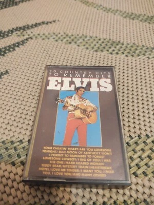 20 Country Hits To remember by Elvis Presley Cassette Tape Import Grand Canyon  - Image 1 of 3