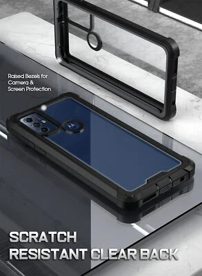 Funda Poetic Guardian para Moto G Play 2023 cubierta parachoques con pantalla incorporada Foto 1 de 4