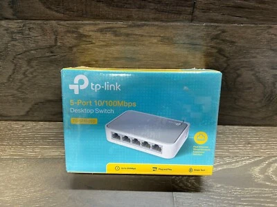 TP-Link TL-SF1005D 5-Port 10/100Mbps Fast Ethernet Desktop Switch - Image 1 of 4