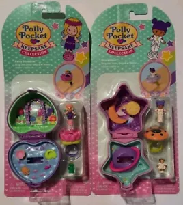 Polly Pocket Keepsake Collection Ring and Case Stardream & Fairy Meadow Set 2 - Picture 1 of 6