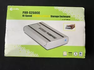 Macally PHR-S250CC Aluminio Alta Velocidad Firewire/USB 2.0 Gabinete de Almacenamiento 2.5” IDE - Imagen 1 de 7