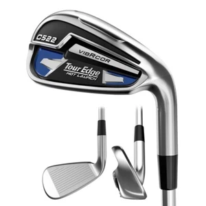 Tour Edge Men Hot Launch C522 Iron Set - 21 RH 5-PW, AW Steel Reg NEW - Picture 1 of 4