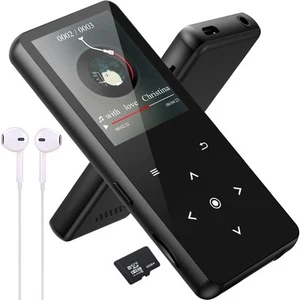 32GB Lettore MP3 Bluetooth 5.0, Lettore Musicale Suono Hi-Fi Altoparlante HD Int - Foto 1 di 7