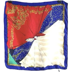 HERMES Petit Carré Paris Memories Seidentuch blau - Bild 1 von 7