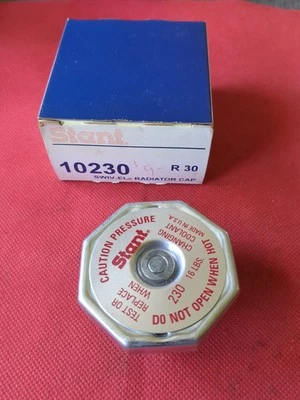 Tapa radiador Ford Mercury Buick Cadillac Chevy Olds Pontiac Stant R30 1957-1985 Foto 1 de 4