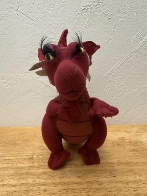 Peluche de colección Nanco Dragon Donkey Wife Shrek 2 Dream-Works 2004 rojo de peluche Foto 1 de 4