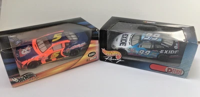 Nascar 2 Hot Wheels 2002 #5 Kellogg's Terry Labonte & #99 2000 Exide Jeff Burton - Image 1 of 4