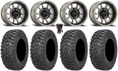 Method 409 15" Grey (5+2) Wheels 30" Trail Saw 2.0 Tires Polaris Sportsman / - Image 1 of 4