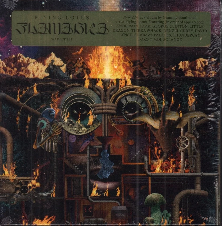 Flying Lotus Flamagra CD Europa Warp 2019 In Kartenhülle Mit Innen- Und Einlage - Bild 1 von 3