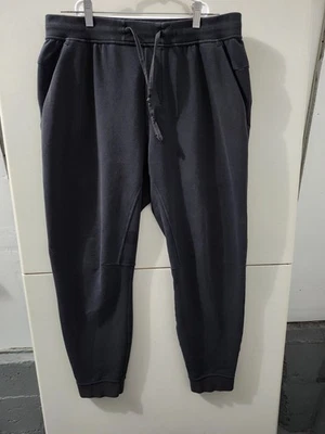 LULULEMON Pants Mens XL Black City Sweat Jogger Pullon Drawstring Stretch Solid - Image 1 of 4