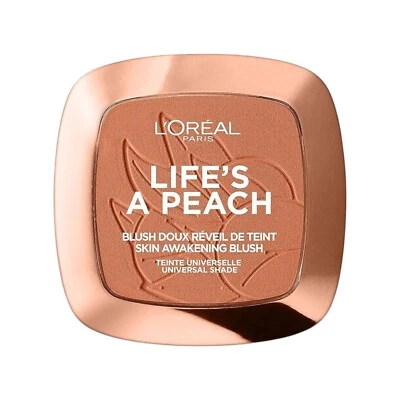 L'Oreal Life's A Peach Blusher Skin Awakening Blush 01 Peach Brand New Sealed - Image 1 of 4