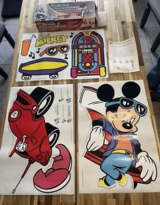 Disney Mickey Mouse Priss Prints Stick Up Decals Vintage Car Room Decorations - Picture 1 of 10