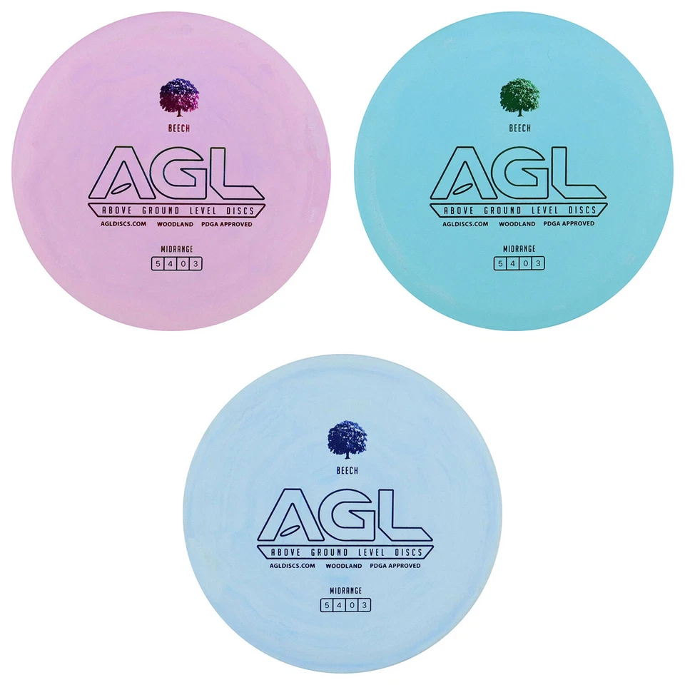 AGL Disc Golf Woodland Beech Midrange Disc 5/2/0/3 - Choose Exact - Image 1 of 1