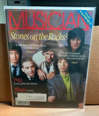 1986 May RECORD Magazine THE ROLLING STONES (MH158) - Image 1 of 4