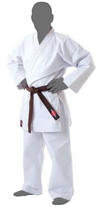 KANKU White Karate Uniform 14 oz Heavy Weight Martial Arts Uniforms - Picture 1 of 2