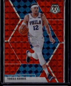 2019-20 Panini Mosaic TOBIAS HARRIS Red Mosaic #159 Philadelphia 76ers - Picture 1 of 2