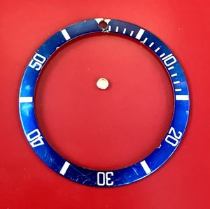 ROLEX Bezel Insert Submariner Gold BROKEN + LOOSE PEARL 16803 16618 16613 16808/ - Picture 1 of 10