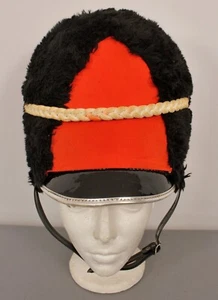 Men's VTG Aztec New Mexico Fuzzy Marching Band Hat Sz 7 1/4 - Picture 1 of 11