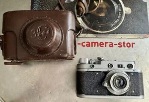UdSSR alte Fotokamera ZORKI 3 C (Leica Kopie) SAMMLERSTÜCK & case - Picture 1 of 7