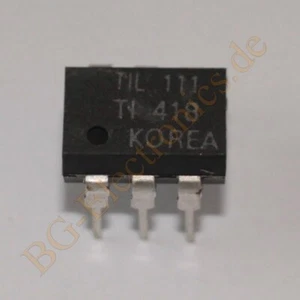 4 x TIL111 Optokoppler 1500V  TI DIP-6 4pcs - Picture 1 of 1