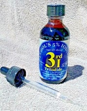 Lugol's 5% Iodine Solution/Potassium Iodide 2oz 6mg/Drop Triiodide LUGOL's 3rdi