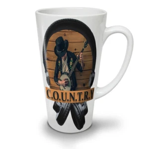 Wellcoda Country Song Tanzmusik Latte Becher 12/17oz - Bild 1 von 15