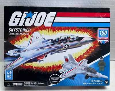 GI JOE Skystriker 100-Piece Construction Set NEW in Sealed Box Hasbro 2020 - Image 1 of 2
