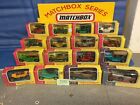 Matchbox Models Of yesteryear. Job Lot (100) Full Set 16 Cars In Pink/yellow Box